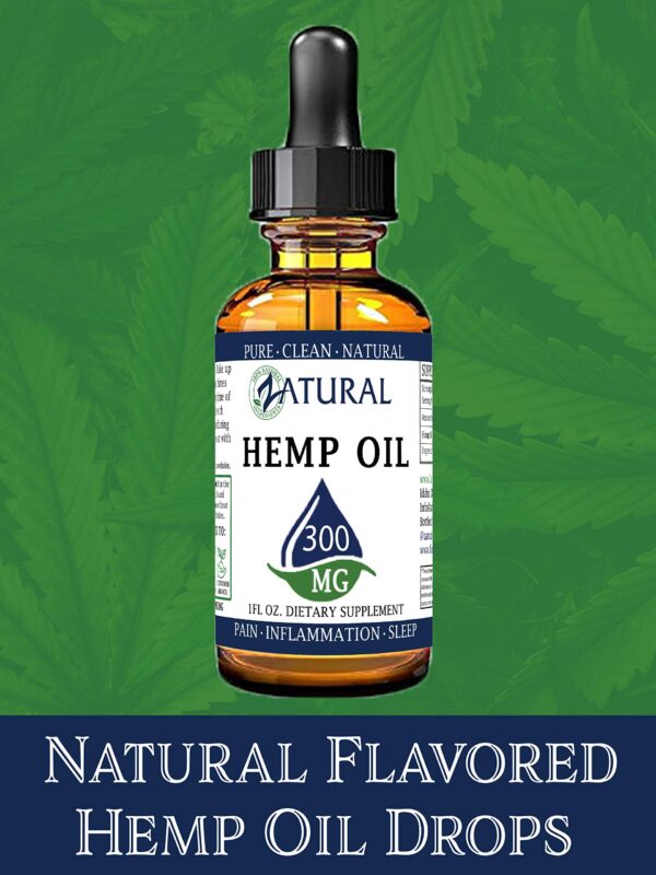 Frasco de Zatural Hemp Oil Drops