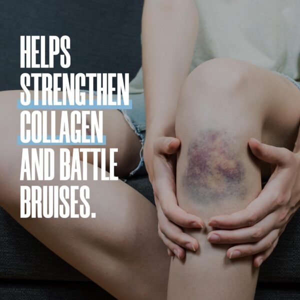 Etiqueta con ingredientes vitaminas para piel