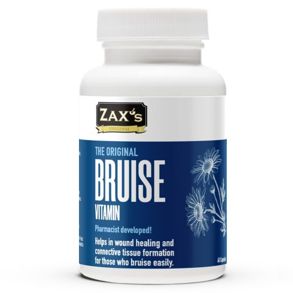 ZAX'S suplemento para moretones caja frontal