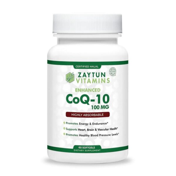 Zaytun Halal CoQ10 Frasco