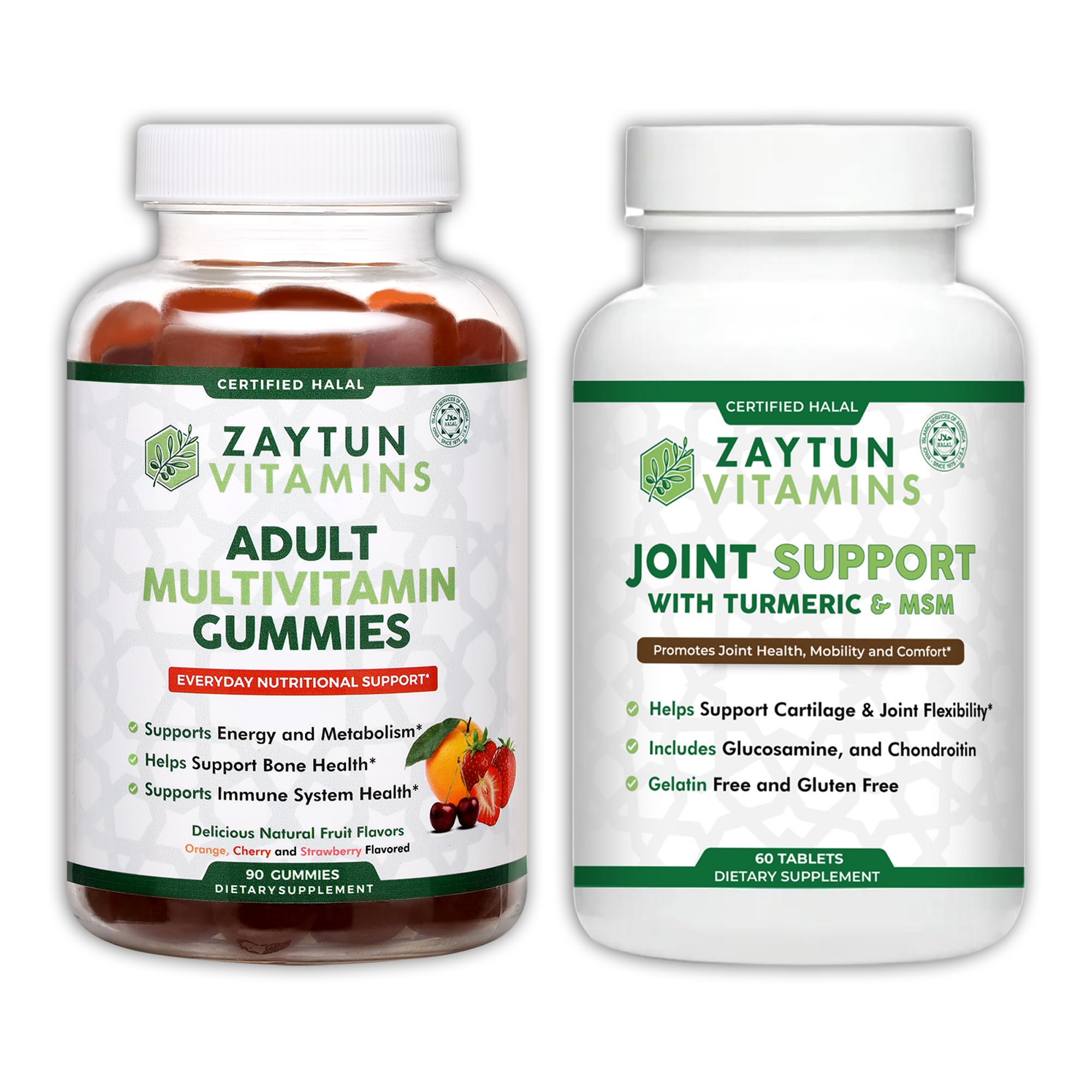 Zaytun Gomitas Multivitamínicas para Adultos + Paquete Articular Halal