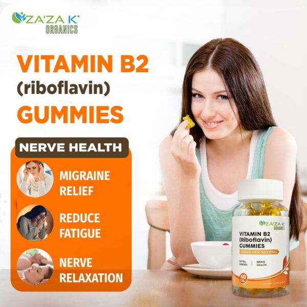 Caja ZA'ZA K ORGANICS Riboflavina B2 gomitas