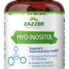 Zazzee cápsulas mio-inositol 2000 mg 120 veganas