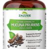 Version 1.0.0 Zazzee Mucuna Pruriens extracto extra fuerte 220 cápsulas veganas
