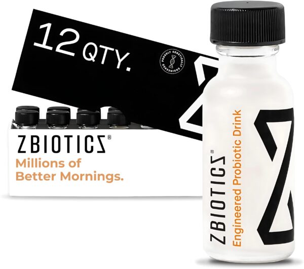 Version 1.0.0 ZBiotics paquete de 12 botellas probiótico pre-alcohol 0.5 fl oz