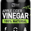 Frasco de cápsulas naturales de vinagre de sidra de manzana Zeal Naturals