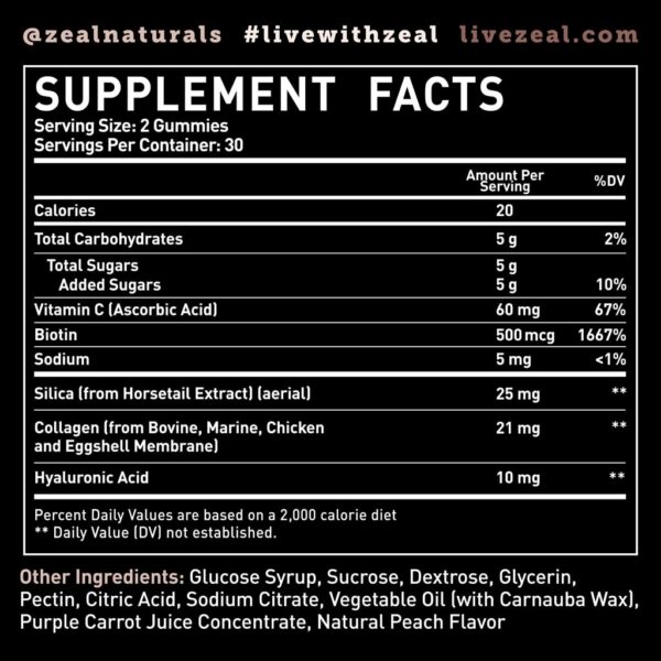 Gomitas en frasco visto desde arriba