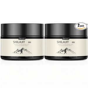 Shilajit Zebiem Himalayan orgánico frasco