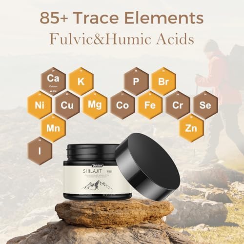 Frasco de Shilajit con instrucciones