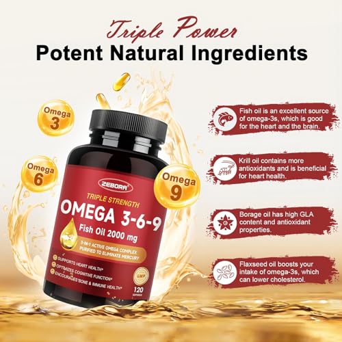 Cápsulas ZEBORA Omega 3-6-9