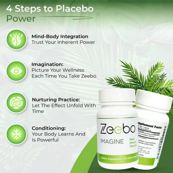 Frasco Zeebo Imagine con sello de seguridad