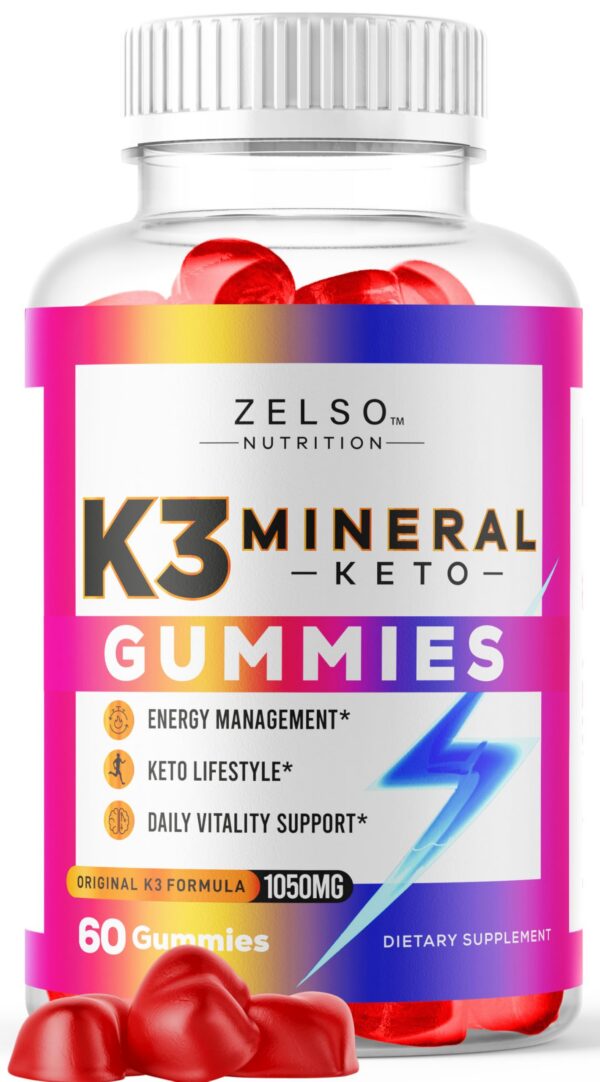 Frasco de gomitas K3 Mineral Keto