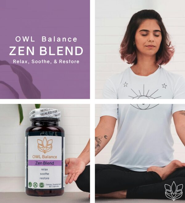 Pastillas de Zen Blend para bienestar emocional y concentración