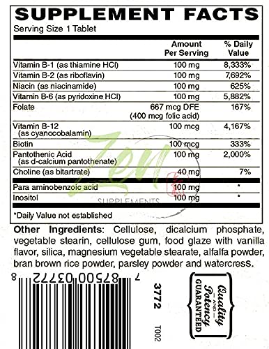 Zen complejo b tabletas blancas