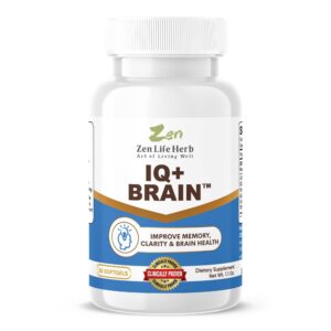 ZEN LIFE HERB IQ+ suplemento herbal para cerebro 30 cápsulas blandas