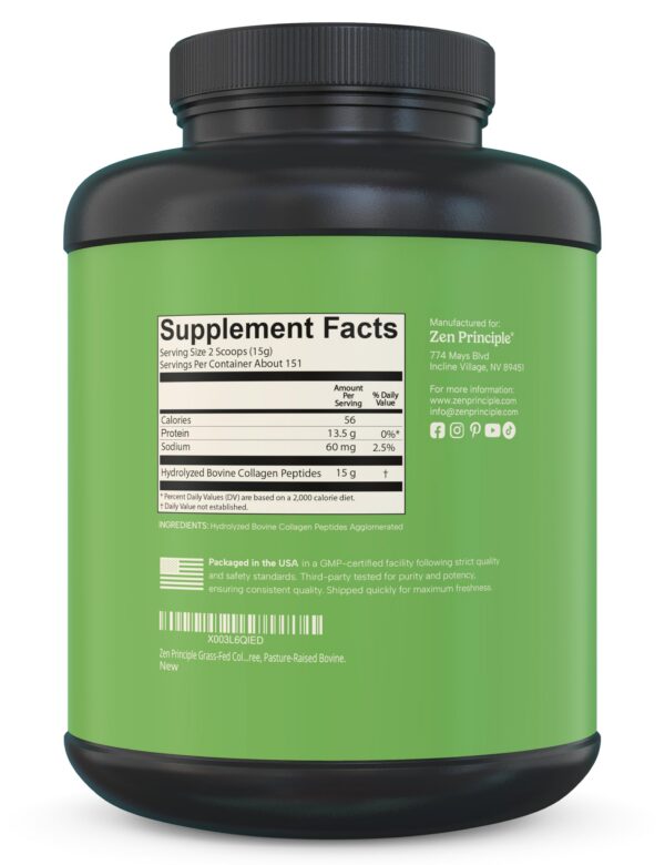 Etiqueta de Zen Principle Colágeno