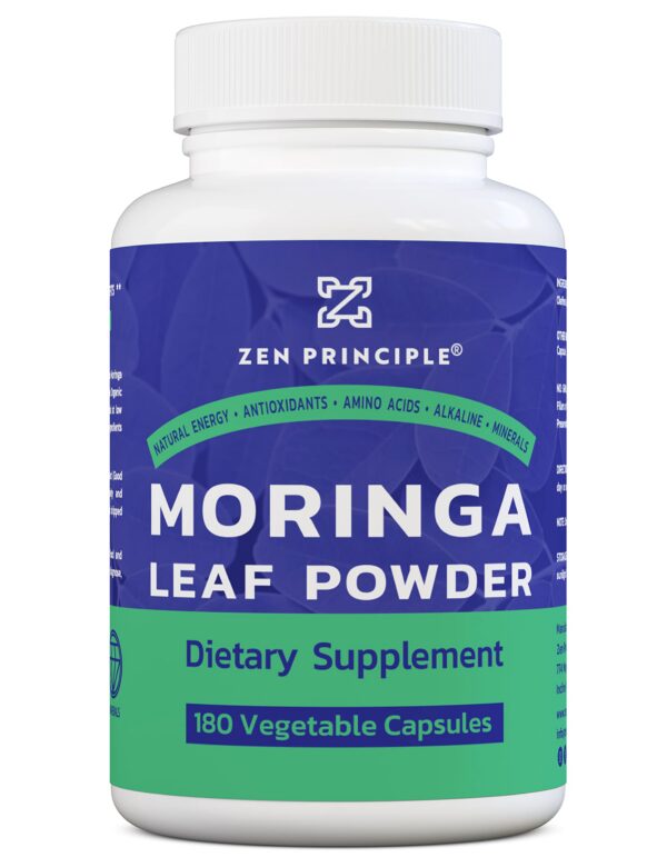 Zen Principle moringa oleifera organica energia natural y multivitaminico