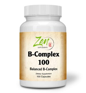 Zen Supplements complejo vitaminas B paquete frontal