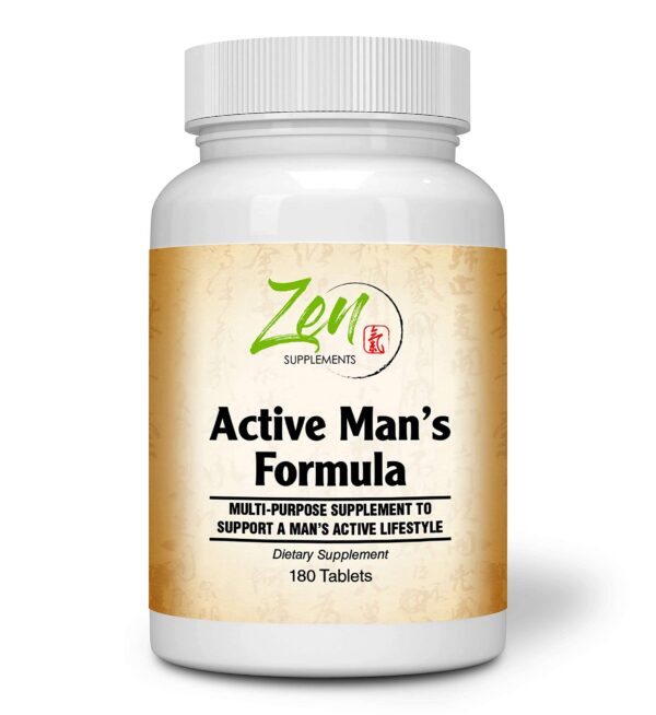 Version 1.0.0 Frasco Zen Supplements multivitamínico para hombres 180 tabletas