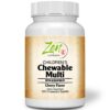Frasco Zen Supplements multivitamínico masticable niños sabor cereza 120 tab