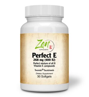 Frasco Zen Supplements Perfect-E 30 cápsulas blandas