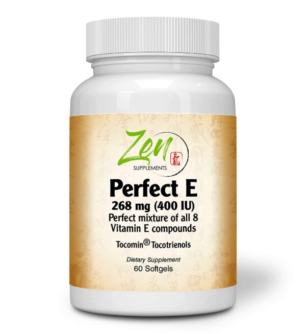 Version 1.0.0 Zen Supplements Perfect-E vitamin E cápsulas blandas 60 unidades