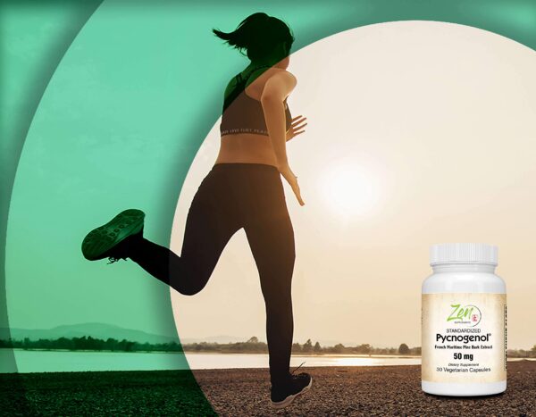 Frasco de vegcaps Zen Supplements