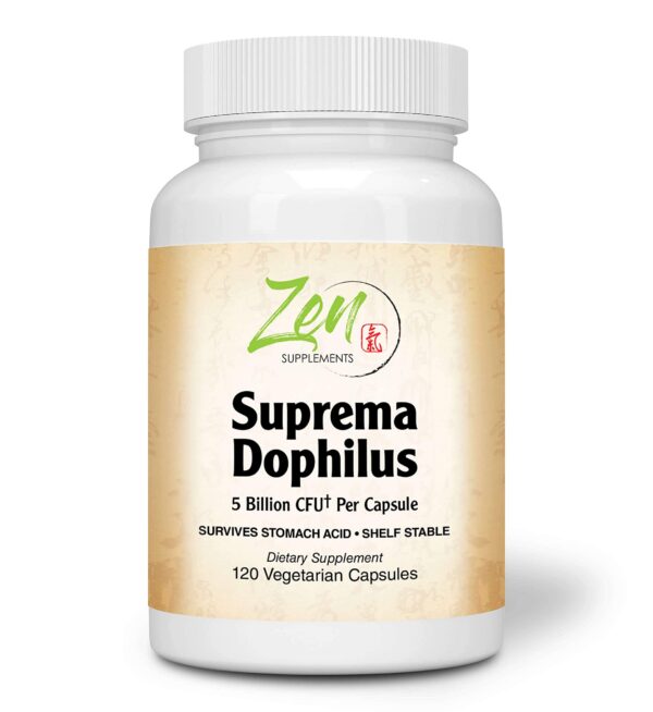 Version 1.0.0 Zen Supplements Suprema-Dophilus probiótico 5 billones CFU frasco