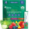 Frente del envase de Zena Nutrition Polvo Super Greens Orgánico