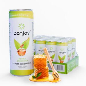 Zenjoy bebida para alivio del estrés sabor miel en lata