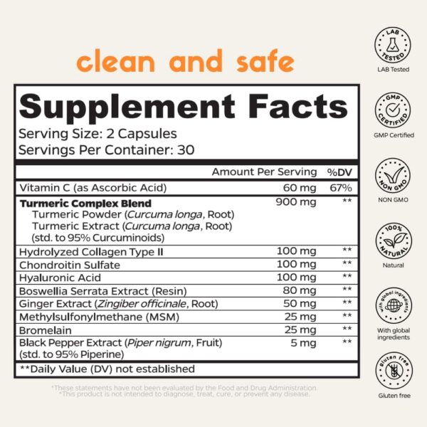 Vista del envase de articulaciones