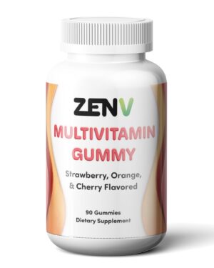 Gomitas ZENV frente del frasco