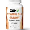 Gomitas ZENV Vitamina D3 de 5000 UI frasco