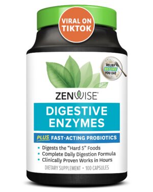 Version 1.0.0 Frasco Zenwise Digestive Enzymes 100 cápsulas