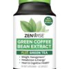 Zenwise extracto de té verde y café verde 60 cápsulas frasco