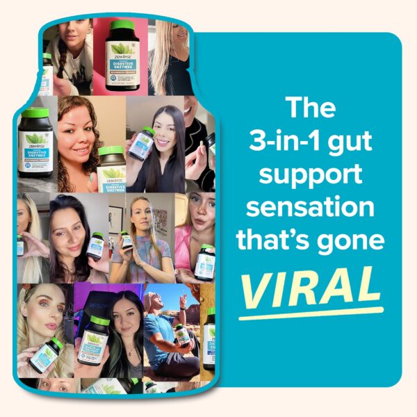 Etiqueta de Zenwise Health gomitas digestivas