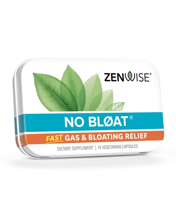 Version 1.0.0 Frasco de Zenwise Health probióticos NO Bloat para digestión