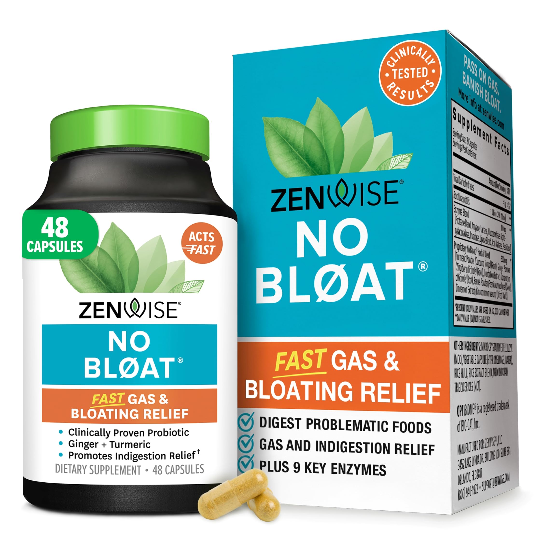 Zenwise Health Digestive Enzymes with Probiotics