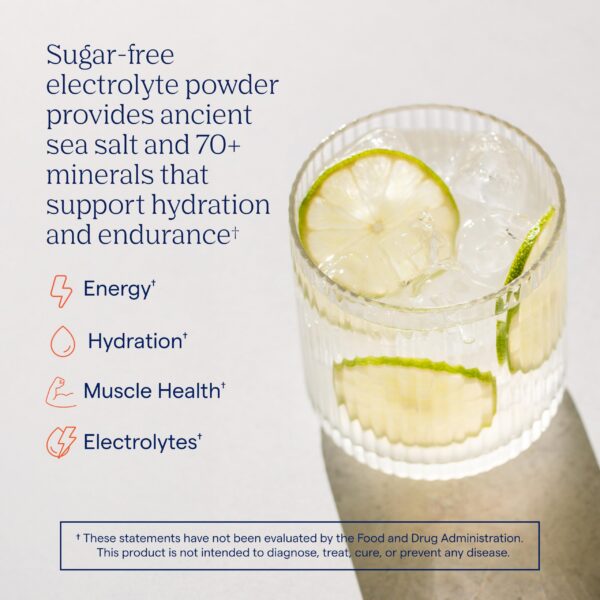 Frasco de ZeroLyte con etiqueta