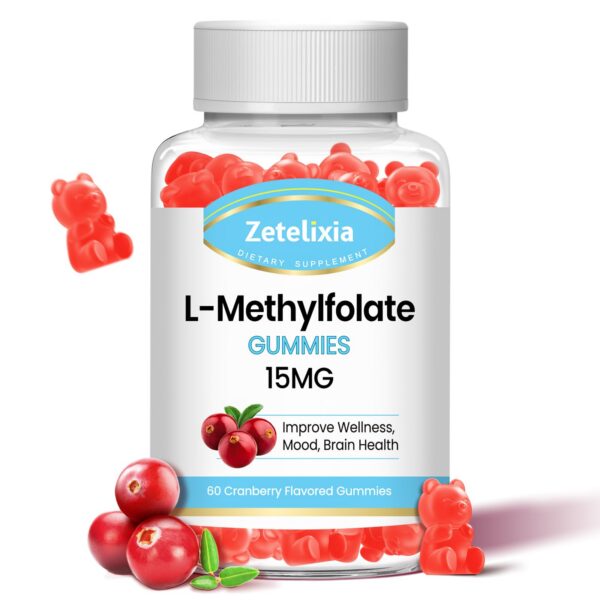 Version 1.0.0 Gomitas Zetelixia L-Methylfolate sabor arándano