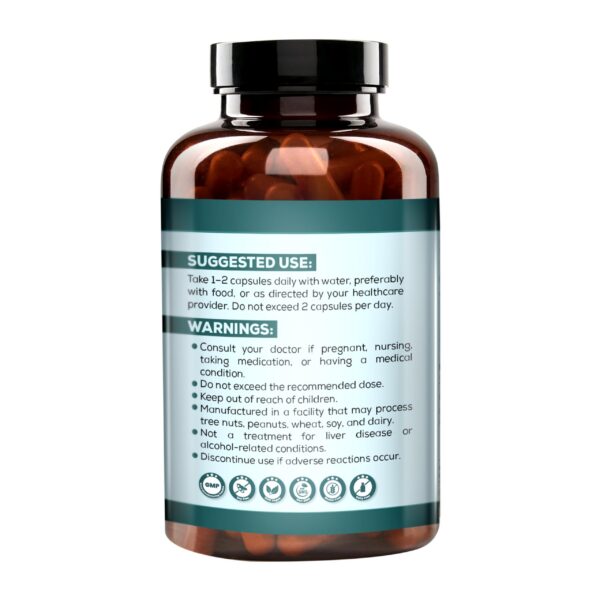 Version 1.0.0 Caja del producto Zethyr Liver Detox+