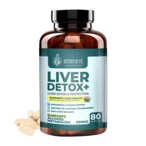 Frente del envase Zethyr Liver Detox+