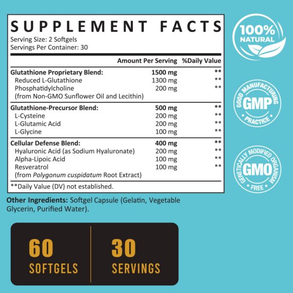 Frasco Zeylamum glutatión liposomal