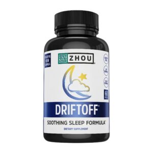 Zhou Drift Off suplemento sueño premium botella frontal