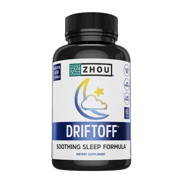 Zhou Drift Off suplemento sueño premium botella frontal