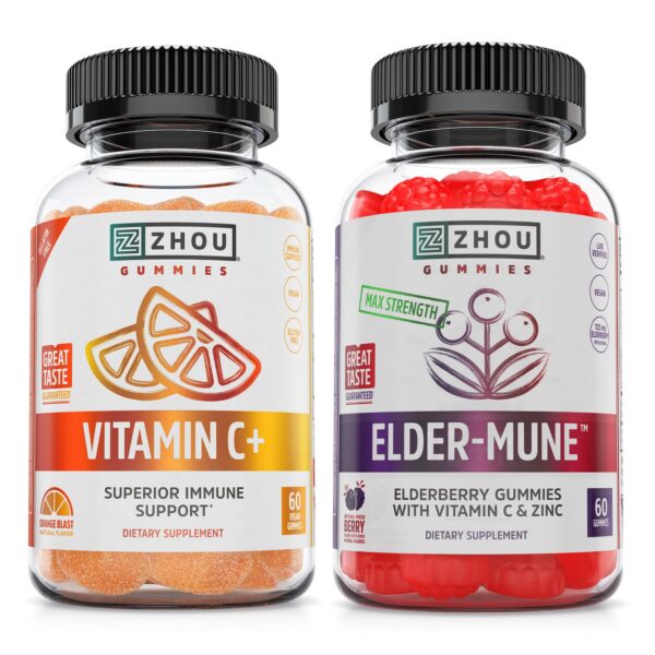 Gominolas Elder-Mune saúco y vitamina C - frasco frontal