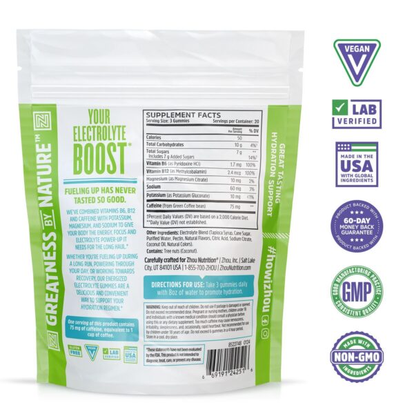 Etiqueta de ingredientes en el envase