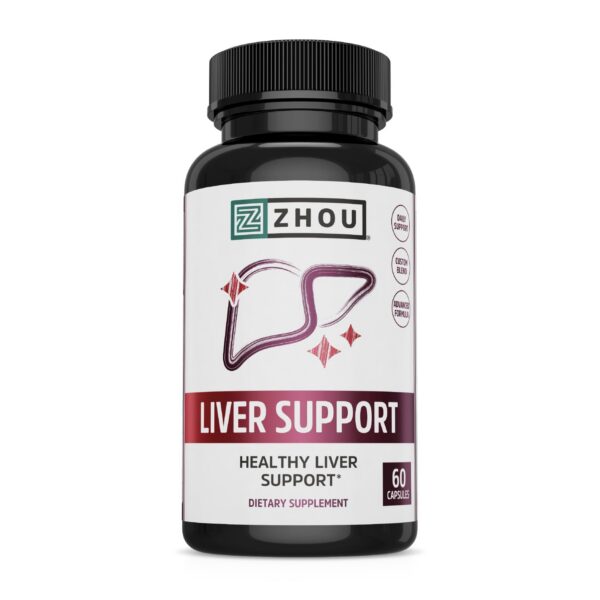 Version 1.0.0 ZHOU Liver Support botella frontal
