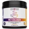 Frasco de Zhou MCT Collagen con etiqueta frontal