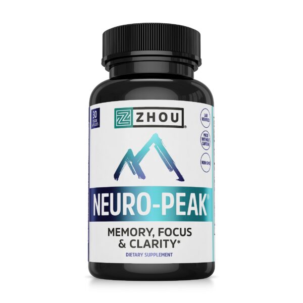 Zhou Neuro Peak suplemento nootrópico para memoria y enfoque